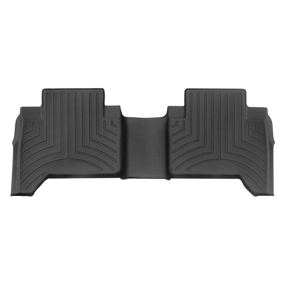 Килимки в салон WeatherTech для Toyota Tacoma Double Cab 2016 задні з бортиком Чорний (448722)