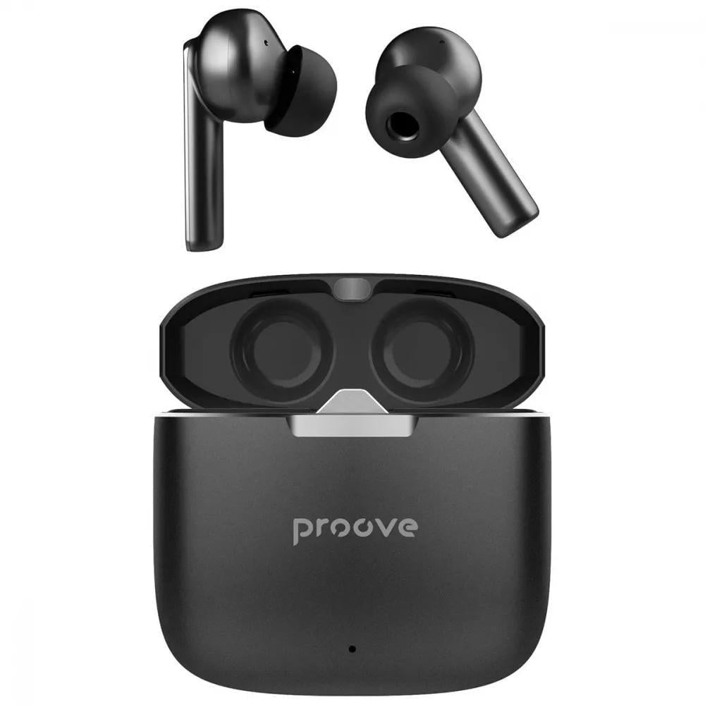 Наушники беспроводные Proove TWCSP0010001 Cold Sound Pro ANC Bluetooth 5.2 ENC Type-C Black (25307585)