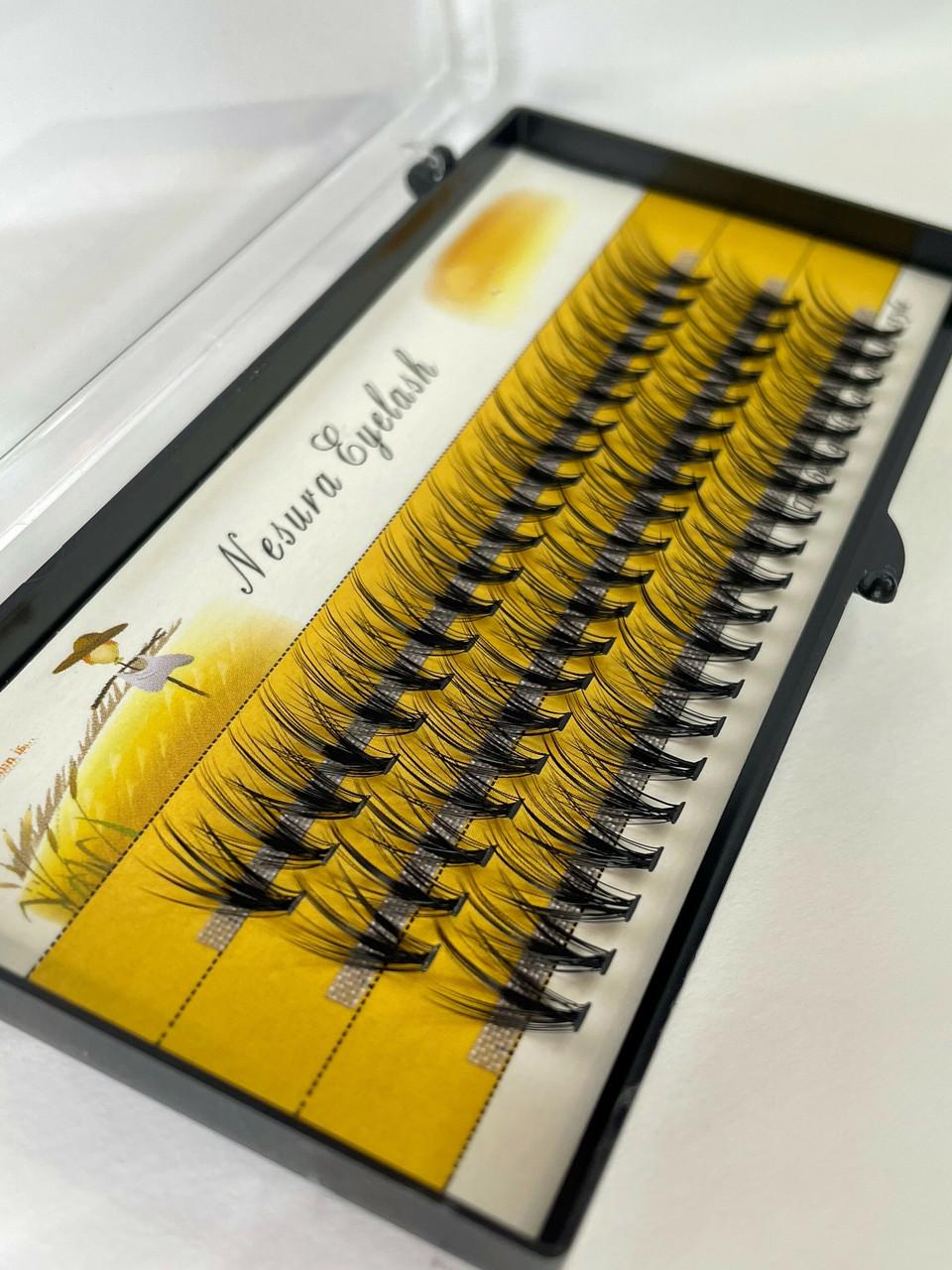 Ресницы Nesura 20D пучковые 13 мм (VIS-00091) - фото 3 Ресницы Nesura 20D пучковые 13 мм (VIS-00091) - фото 3