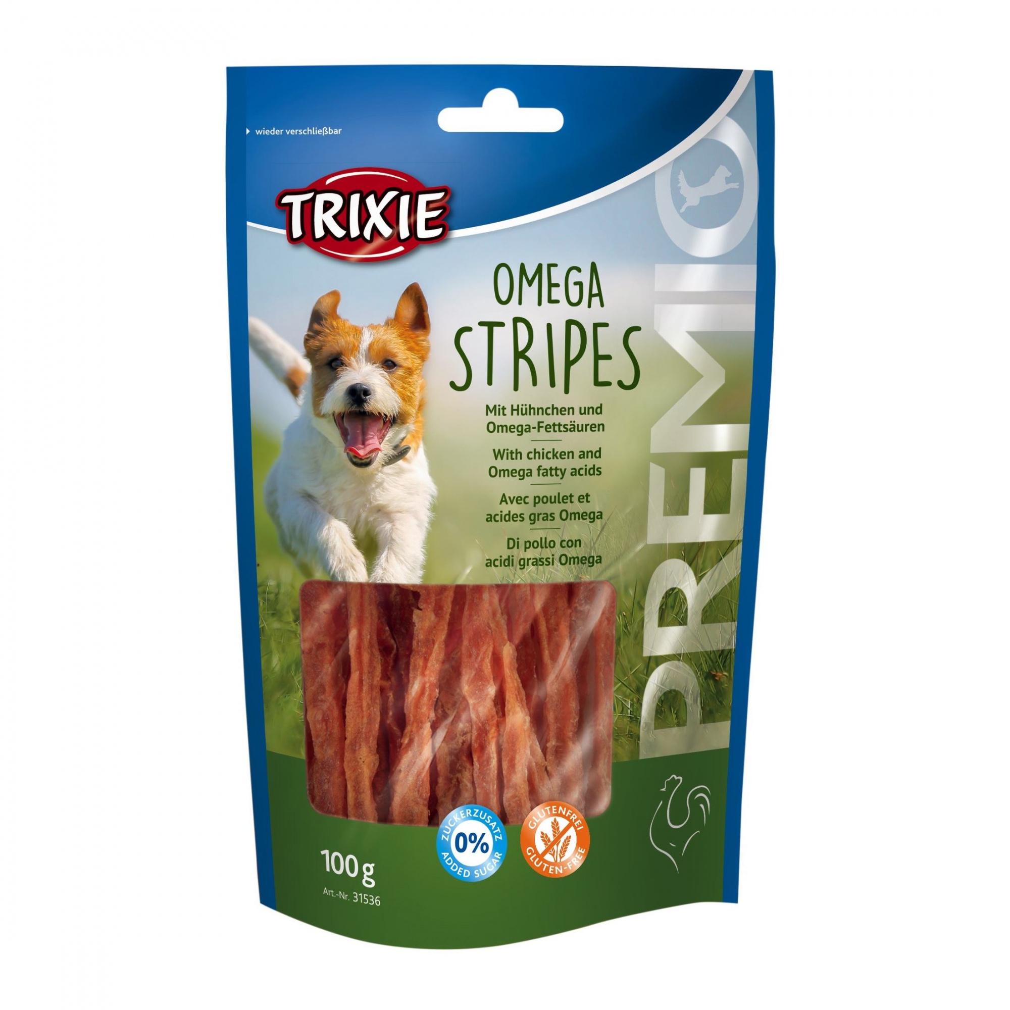Лакомство для собак Trixie Premio Omega Stripes курица 100 г (31536) Лакомство для собак Trixie Premio Omega Stripes курица 100 г (31536)