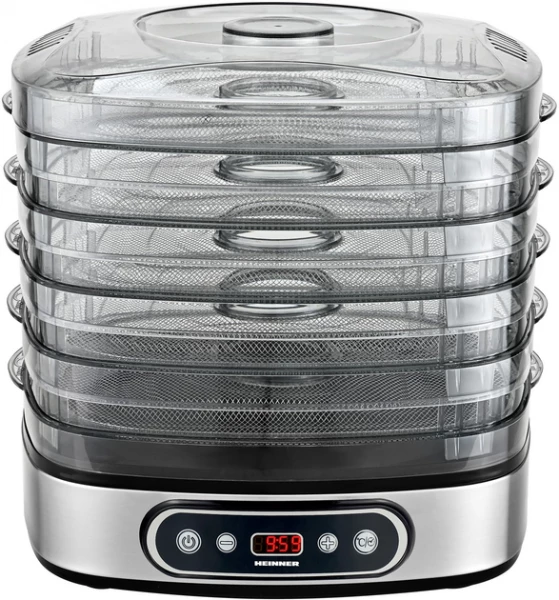 Сушарка для овочів та фруктів Heinner HFD-K380SSBK (1674338)