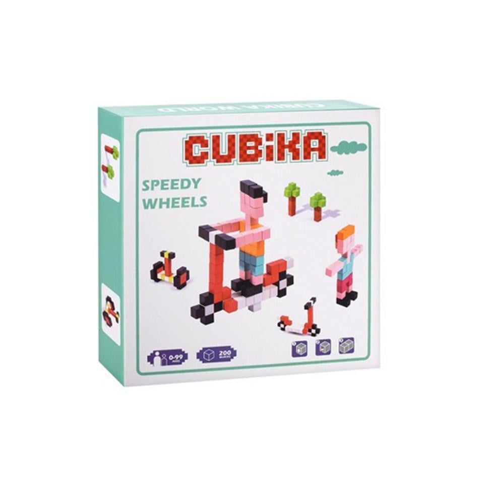 Игрушка деревянная Bambi Мозаика/кубики/наклейки/детали от 3 лет 22,5х22,5х4 см Бирюзовый (RN-250-N-2115)