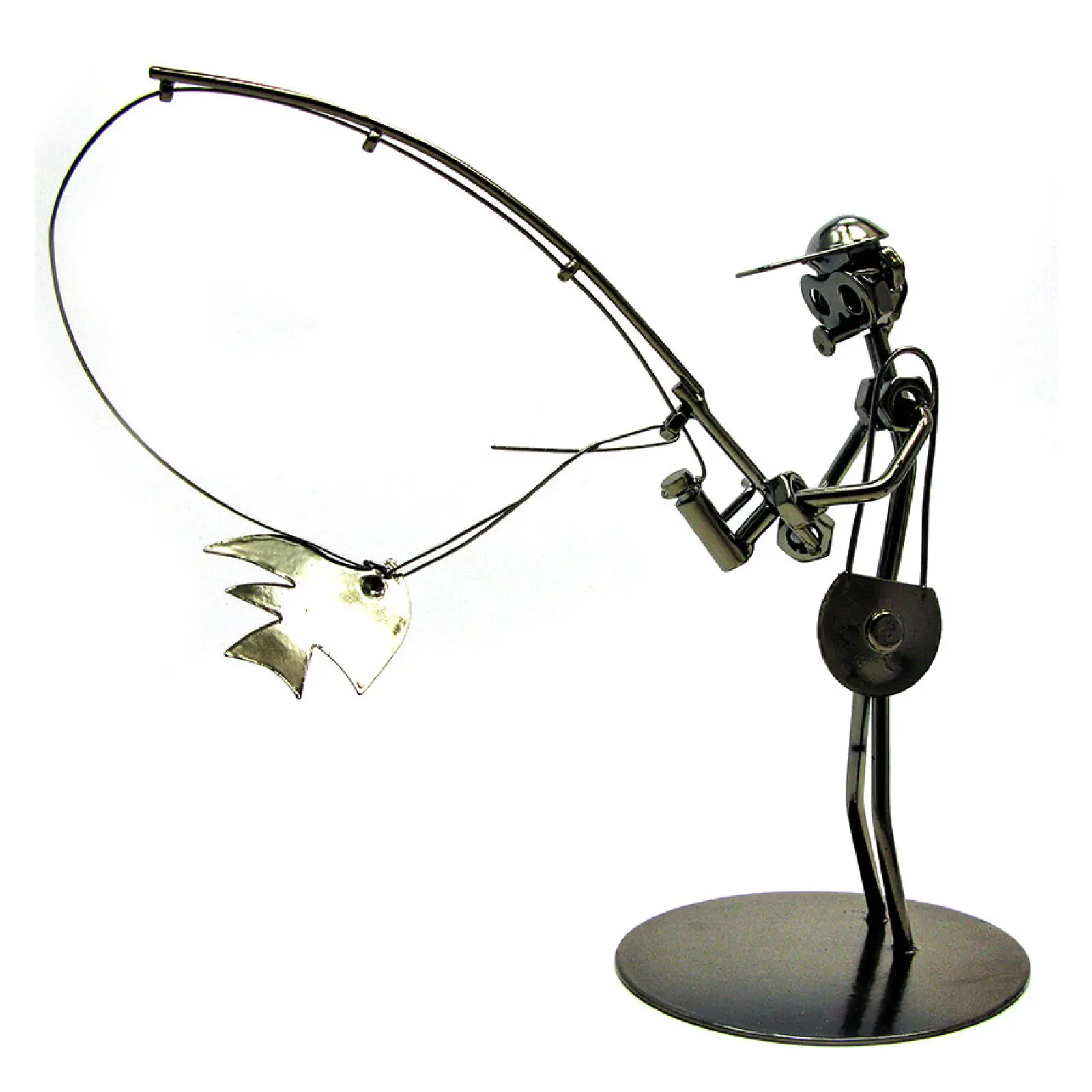 Техно-арт Спиннингист металл 19х21х10 см (20188)