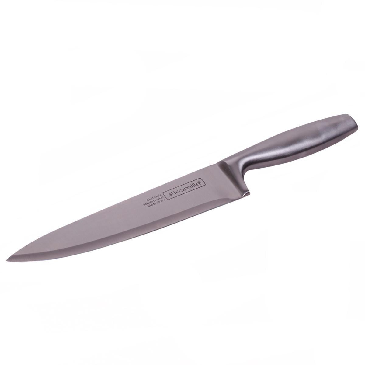 Кухонний ніж кухарський Kamille KM-5140 20 см (57673)