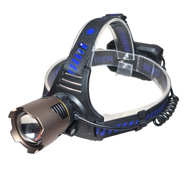 Фонарь налобный A49-TG аккумуляторный с функцией power bank Черный (GR-05457)