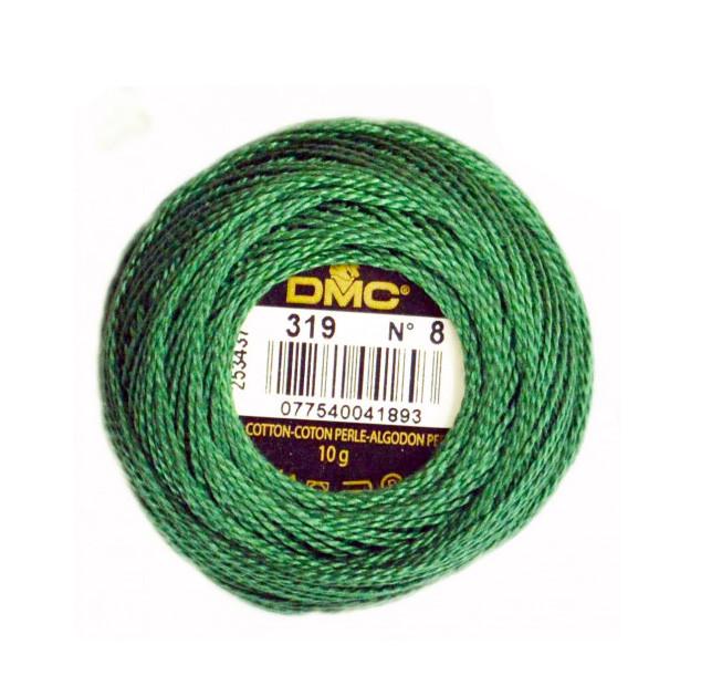 Нитки мулине DMC Perle Cotton Size 8 #319