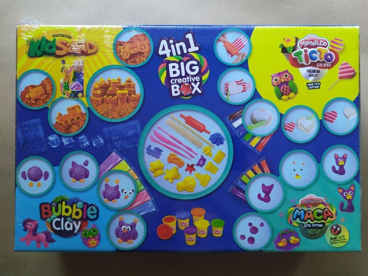 Набір для творчості Danko Toys Big creative box 4в1 (BCRB-01-01U) - фото 2 Набір для творчості Danko Toys Big creative box 4в1 (BCRB-01-01U) - фото 2