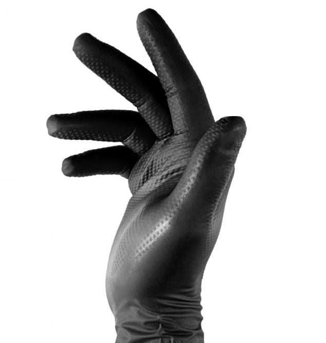 Перчатки нитриловые защитные Bradas DIAMOND размер M 7-8 Черный (RWJNDBC8) Перчатки нитриловые защитные Bradas DIAMOND размер M 7-8 Черный (RWJNDBC8)