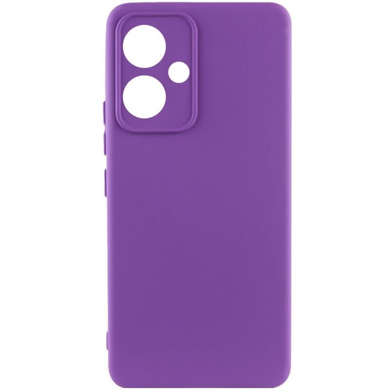 Противоударный чехол Silicone Cover Lakshmi Full Camera (AA) для Xiaomi Redmi 13 4G / Poco M6 4G фиолетовый