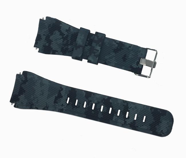 Силиконовый ремешок для часов Huawei Watch GT/GT Active 46 мм Grey Camouflage (1026210227)