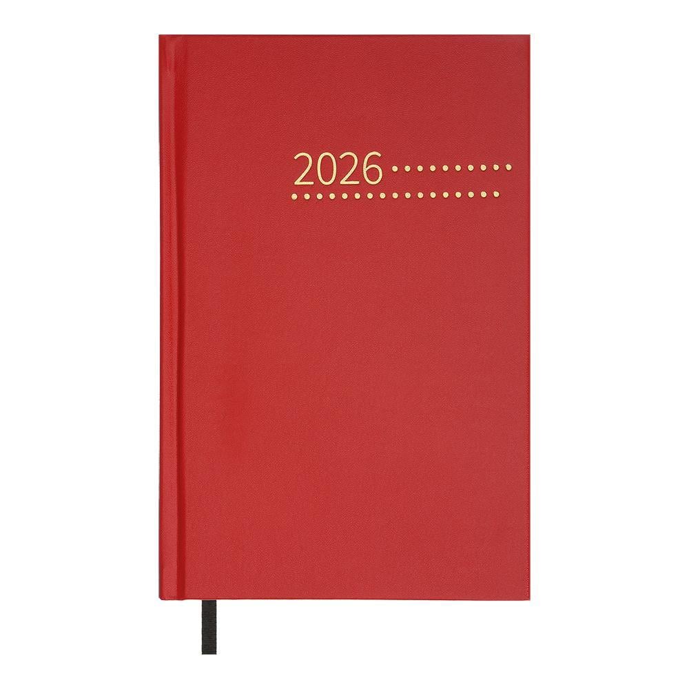 Дневник датированный 2026 Buromax Zest A5 320 стр. Красный (BM.21167-05)