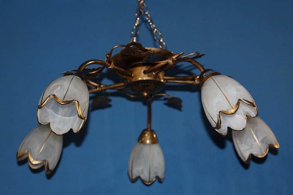 Люстра с плафонами Ray L90696B/5 (IR005859)