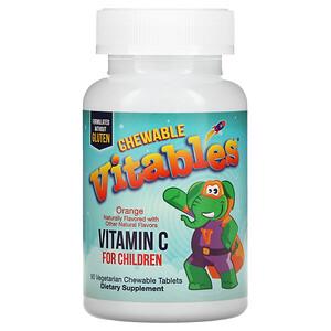 Витамин C для детей Vitables Vitamin C For Children Ascorbic Acid/Bioflavonoid Complex Orange 90 Vegetarian Gummies