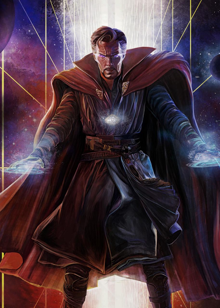 Картина постер Gee! Doctor Strange Доктор Стрендж фан 40х60 см DS.09.037