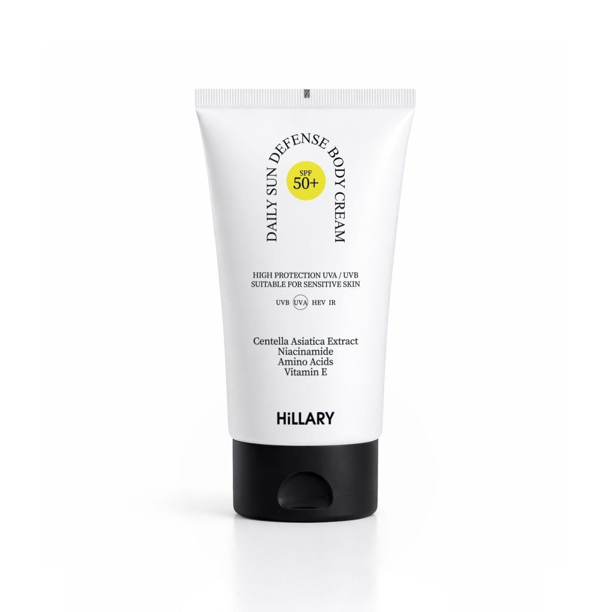 Сонцезахисний крем для тіла Hillary Daily Sun Defense Body Cream SPF 50 150 мл (HI-07-118)