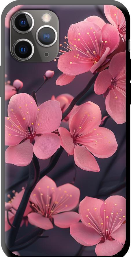 Чехол на iPhone 11 Pro Max Пурпурная сакура (6075b-1723-42517) Чехол на iPhone 11 Pro Max Пурпурная сакура (6075b-1723-42517)