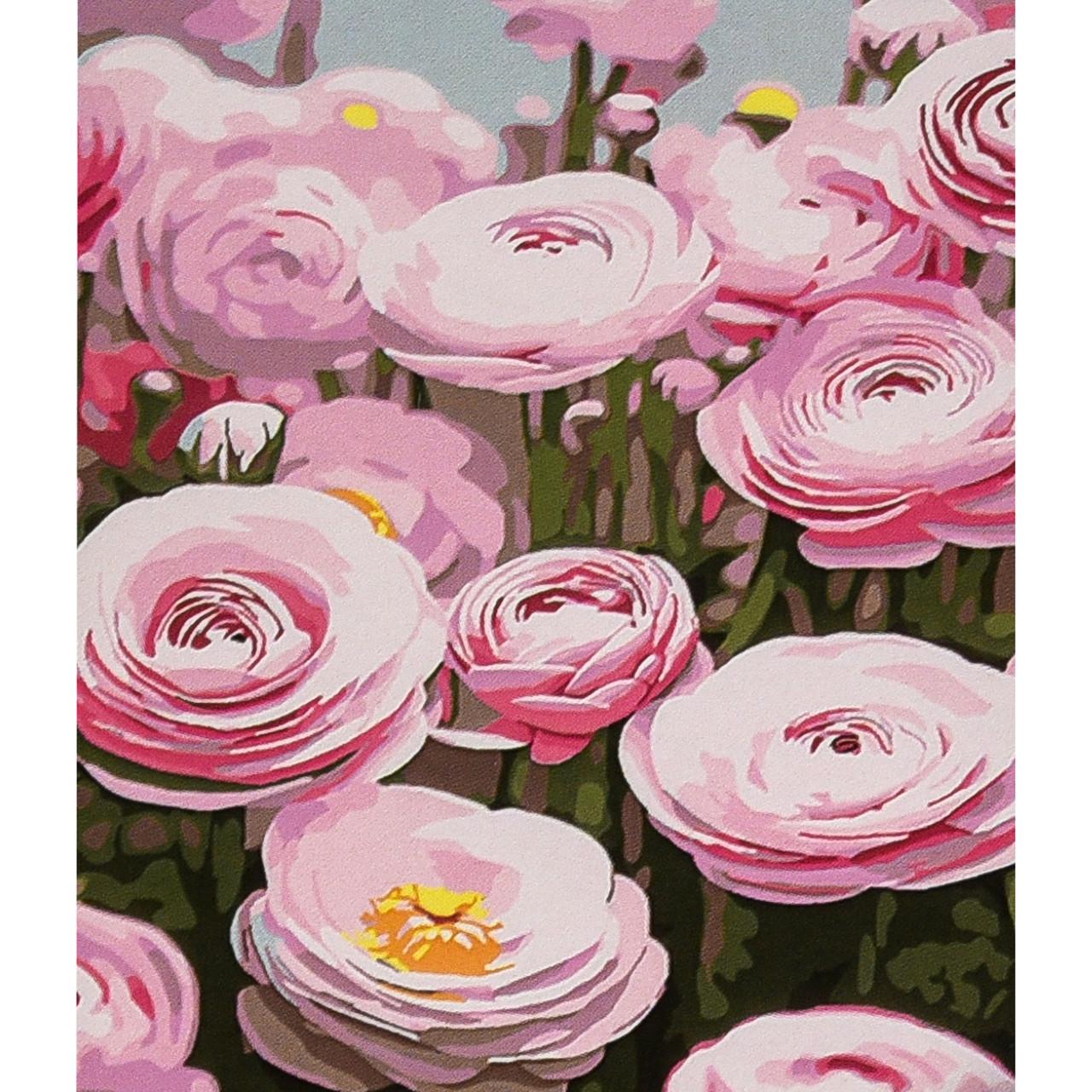 Картина по номерам Strateg Премиум Весенние цветы 30х40 см (SS1193)