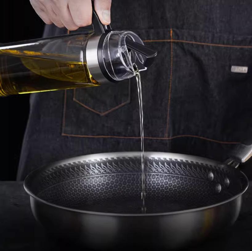 Бутылка для масла и уксуса с дозатором стеклянная 650 мл с мерной шкалой (ОДКБ-937-3) - фото 7