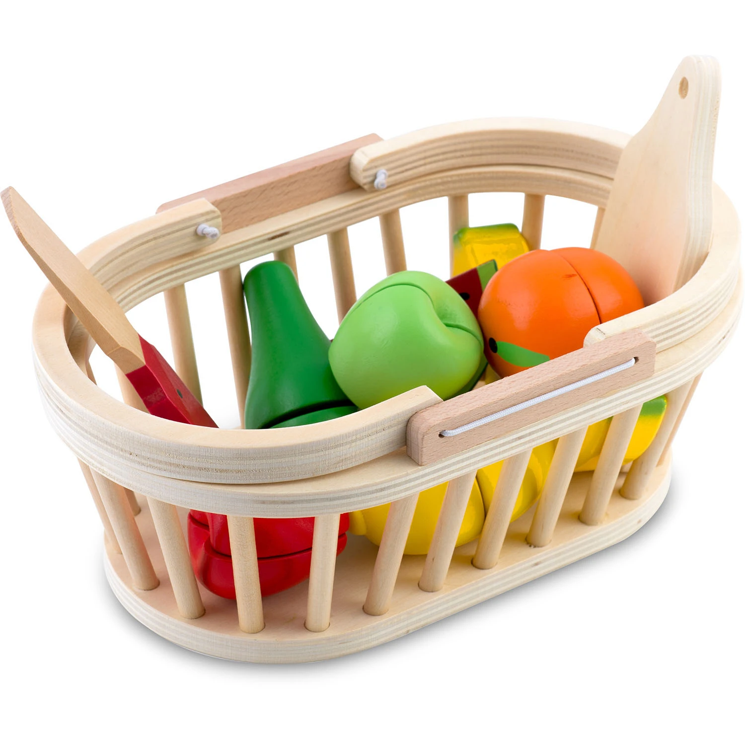 Кошик з фруктами Ricokids RK-870 Дерев'яний для нарізання (787000) Кошик з фруктами Ricokids RK-870 Дерев'яний для нарізання (787000)