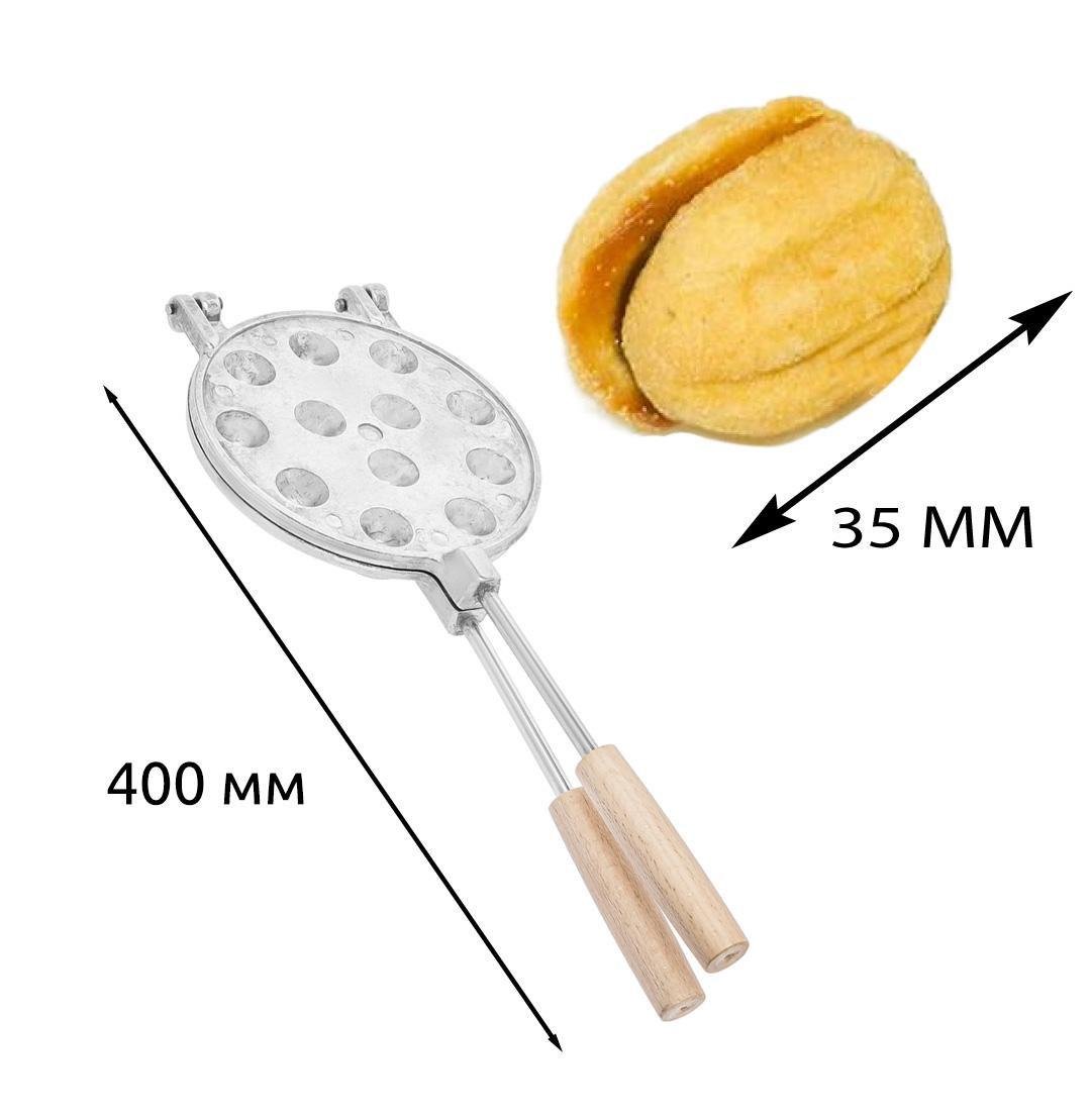 Форма для выпечки ХЕАЗ на 12 орешков 40х16х4 см (18165029) - фото 5 Форма для выпечки ХЕАЗ на 12 орешков 40х16х4 см (18165029) - фото 5