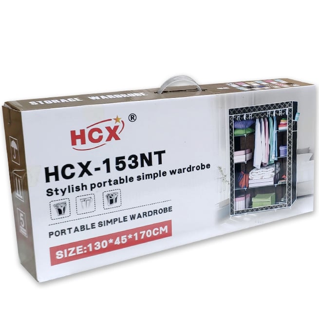 Шкаф-органайзер тканевой HCX-153NT на 3 секции 130х45х165 см - фото 6 Шкаф-органайзер тканевой HCX-153NT на 3 секции 130х45х165 см - фото 6