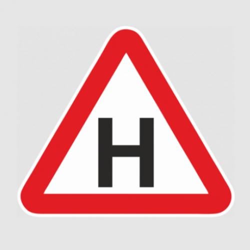 Знак на авто Учебное транспортное средство 35x30,8 см Красный с белым/Черный (21556057)