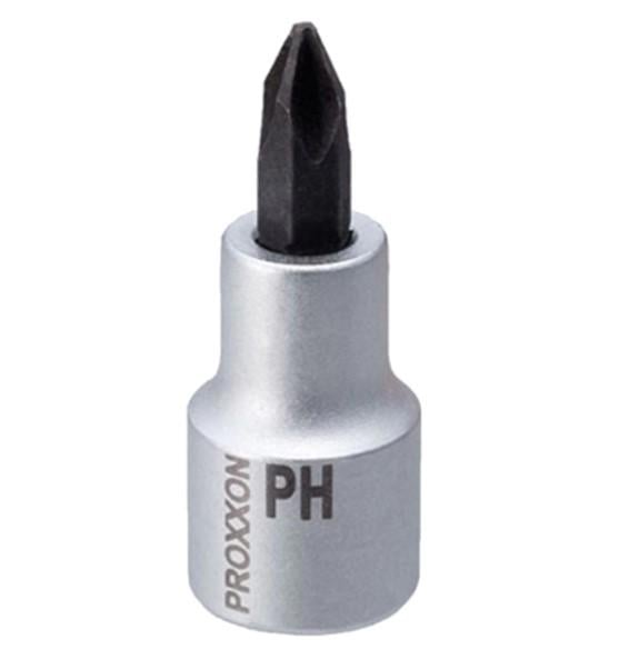 Головка накидная Proxxon PH2 6-гранная с крестообразной насадкой Phillips 1/2" 55 мм (22032)