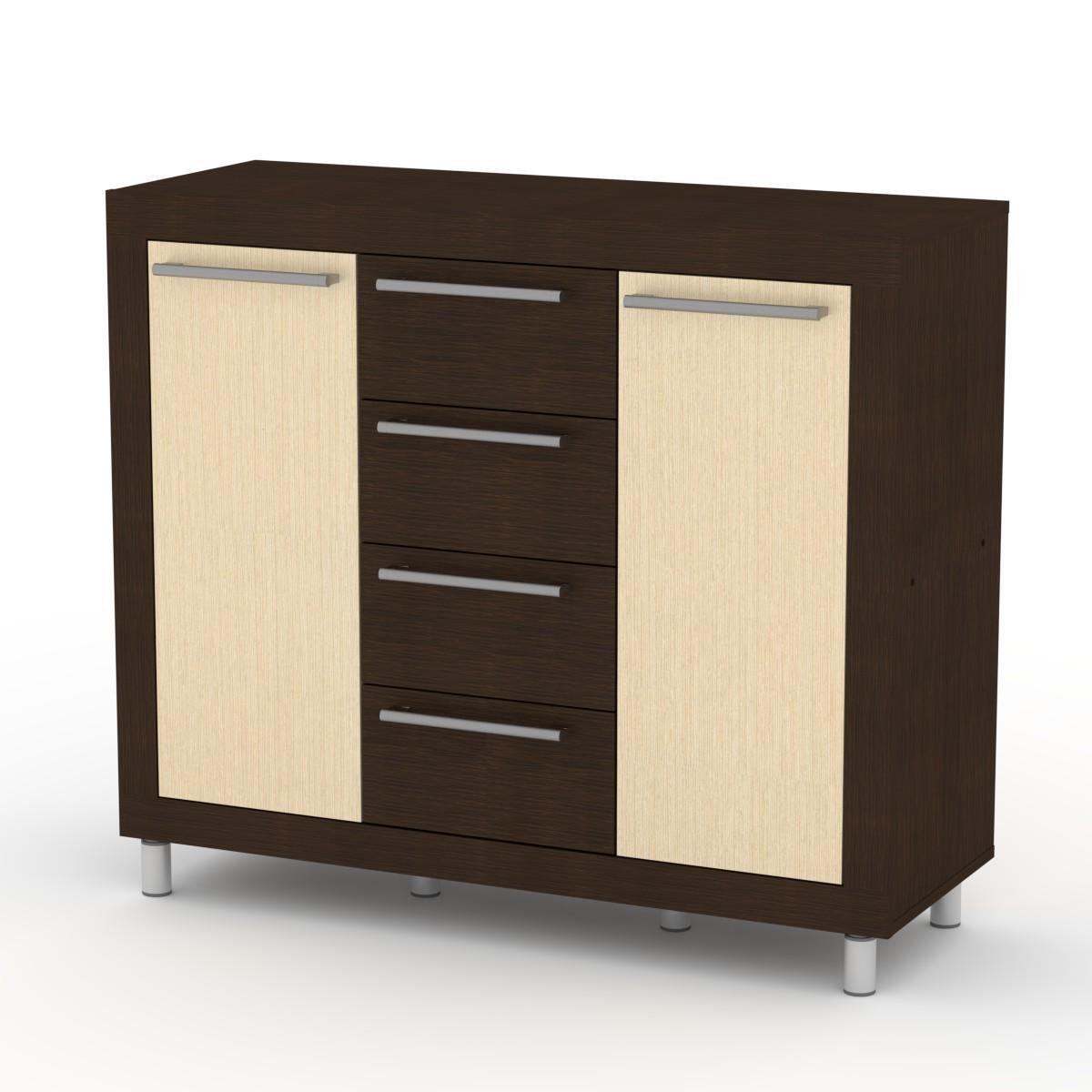 Комод-тумба МебліКо 3 МГ-1 110х40х90 см Венге (k-1476-2) - фото 1 Комод-тумба МебліКо 3 МГ-1 110х40х90 см Венге (k-1476-2) - фото 1