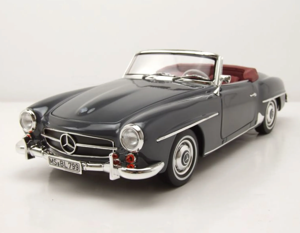 Модель автомобиля Norev 1:18 Mercedes-Benz 190 SL W121 Grey (183402)