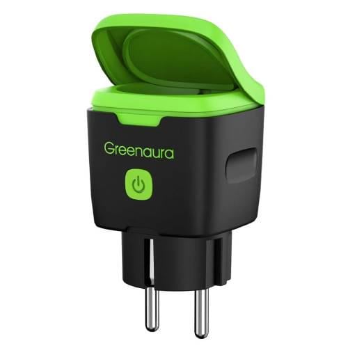 Розетка умная внешняя Wi-Fi Greenaura 16A IP44 с таймером и энергомониторгом