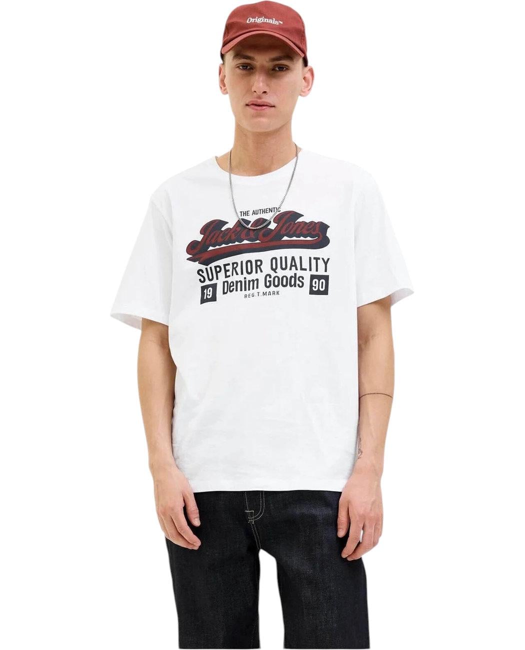 Футболка чоловіча Jack&Jones 12279535.WHITE XL Білий (5715724947979)