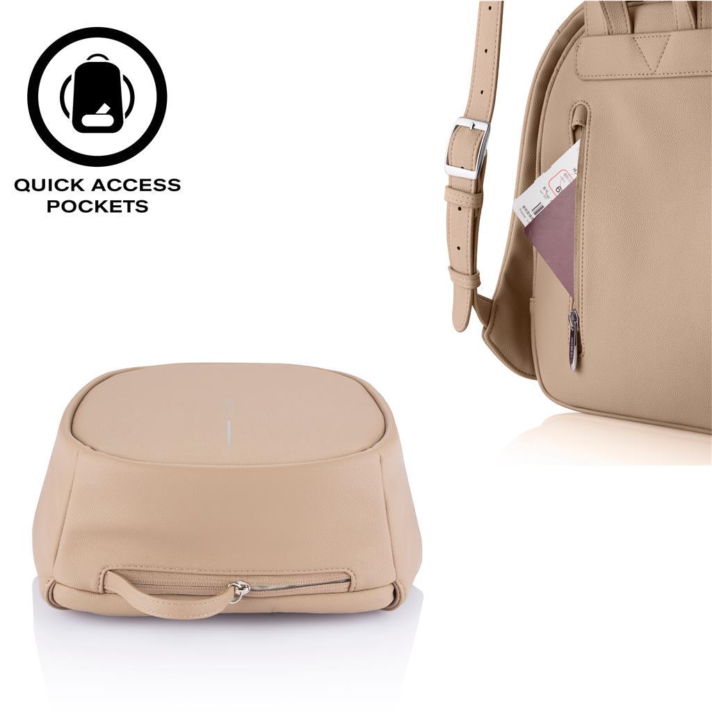 Рюкзак антивор Bobby Elle Бежевый - фото 11 Рюкзак антивор Bobby Elle Бежевый - фото 11