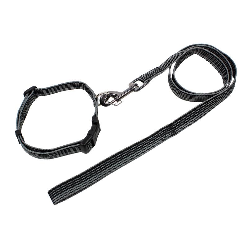 Ошейник для собак TUFF HOUND TC00305 Stripes Black/Gray