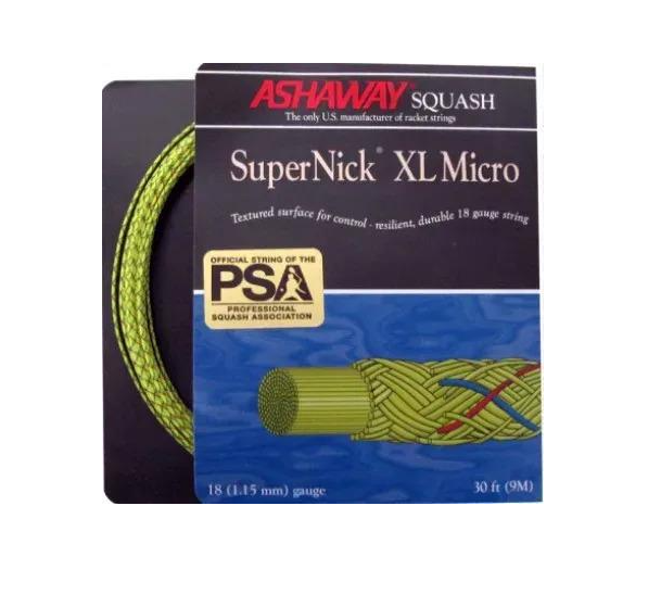 Струна для сквоша Ashaway Super Nick XL Micro 1.15 Yellow (109080618)