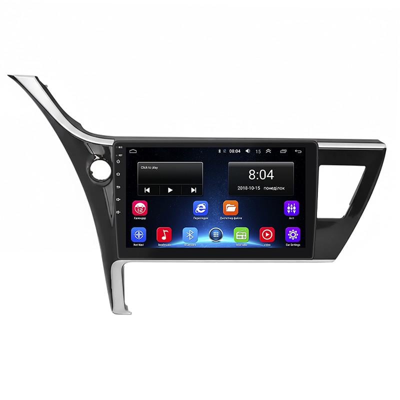 Автомагнитола штатная Lesko для Toyota Auris II Рестайлинг 2015-2018 2/32 Гб Wi-Fi GPS Base 10" (32467970)