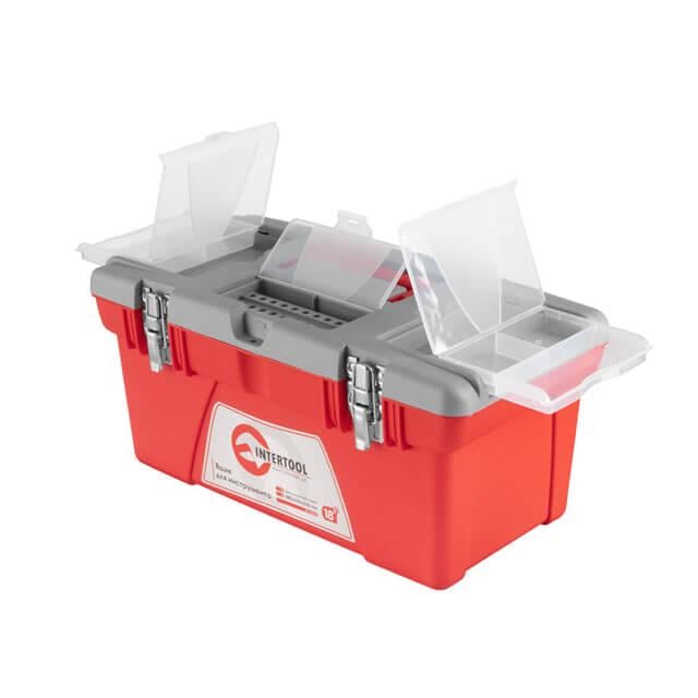 Ящик для инструментов с металлическими замками 18" 480х250х230 мм