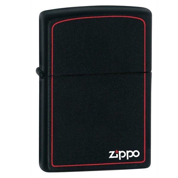 Зажигалка ZIPPO 218 ZB Classic Black Matte with logo Зажигалка ZIPPO 218 ZB Classic Black Matte with logo