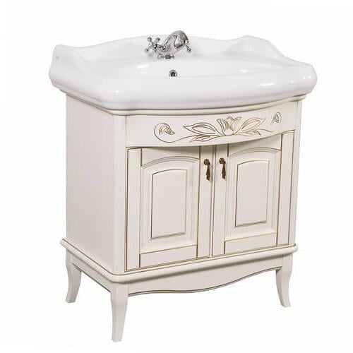 Тумба Микела с умывальником Ваниль 80 см (1663762341) Тумба Микела с умывальником Ваниль 80 см (1663762341)