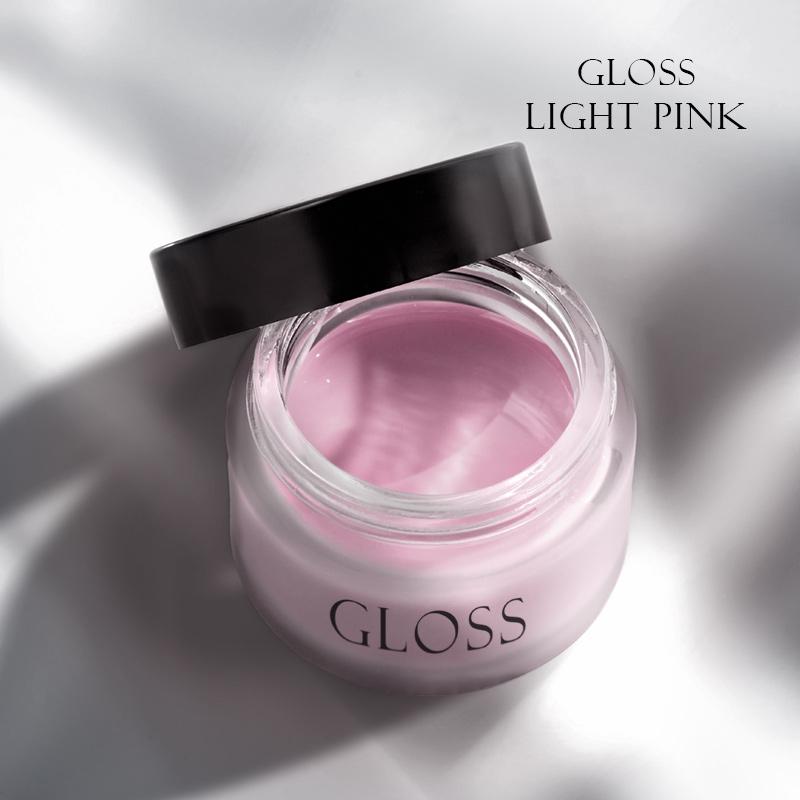 Гель однофазный GLOSS Builder Gel 15 мл Light Pink (030523) - фото 1