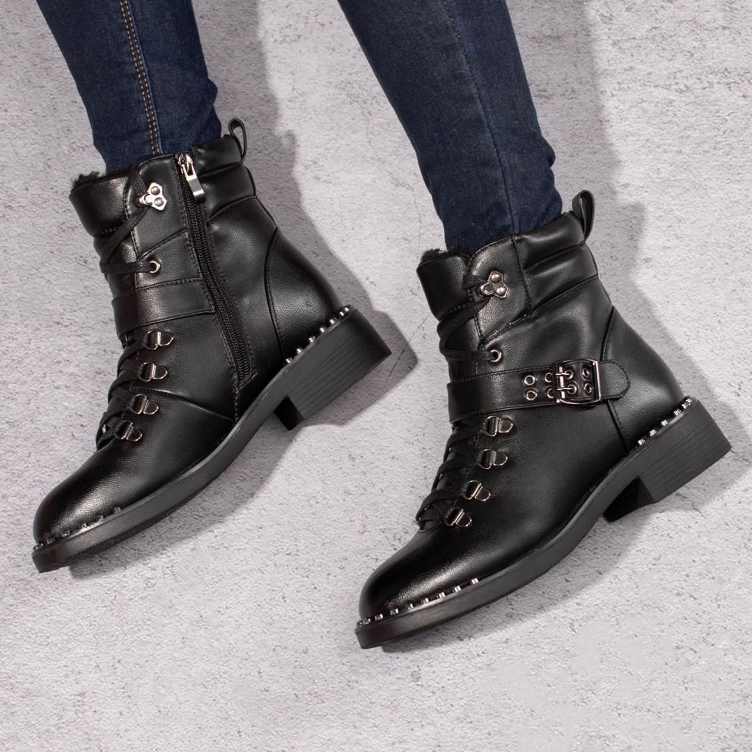 Ботинки женские зимние с декором 326256 р. 36 24 см