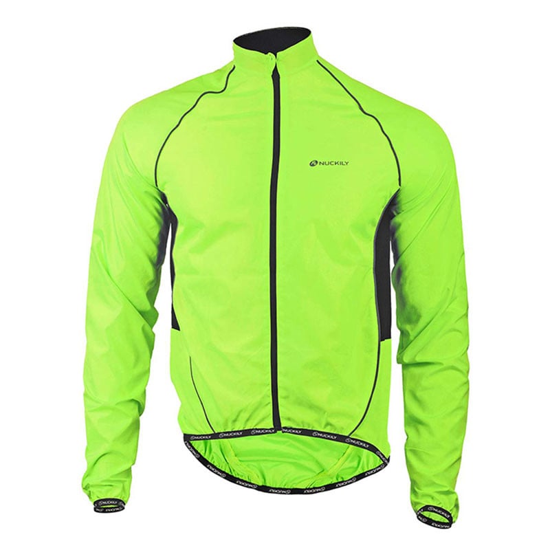 Ветровка велосипедная Nuckily MJ004 Fluorescent 2XL Green