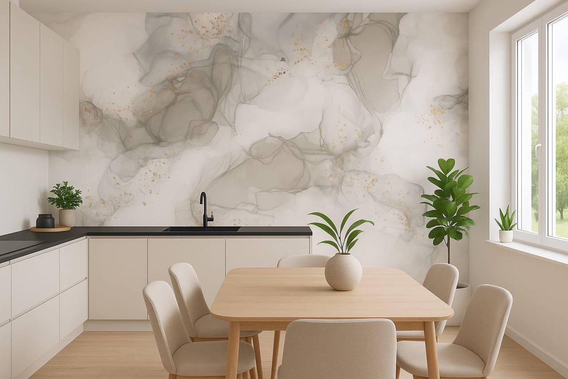 Фотообои флизелиновые Styleo Print-walls Нежный флюид 0191 350х270 см (Pw-0191/3)