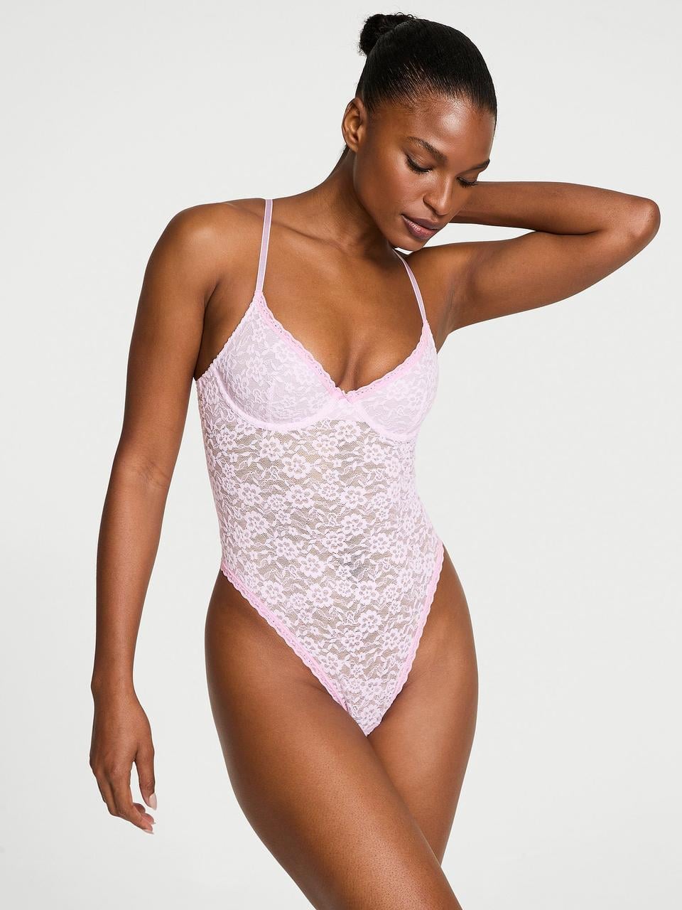 Боди женское Victoria's Secret Sexy Tee Lacie Unlined Demi S Розовый (12270630341)