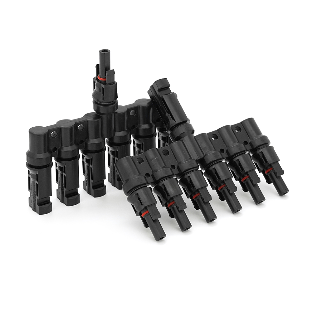 Разветвитель кабельный MC4-6T многоканальный для солнечных панелей 30A 1000V (YUT_V9056)