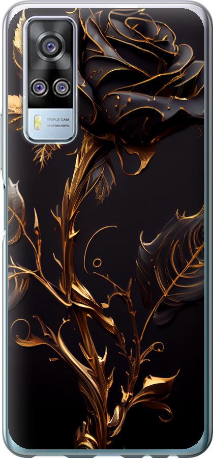 Чехол на Vivo Y51 2020 Роза 3 (5552u-2241-42517)