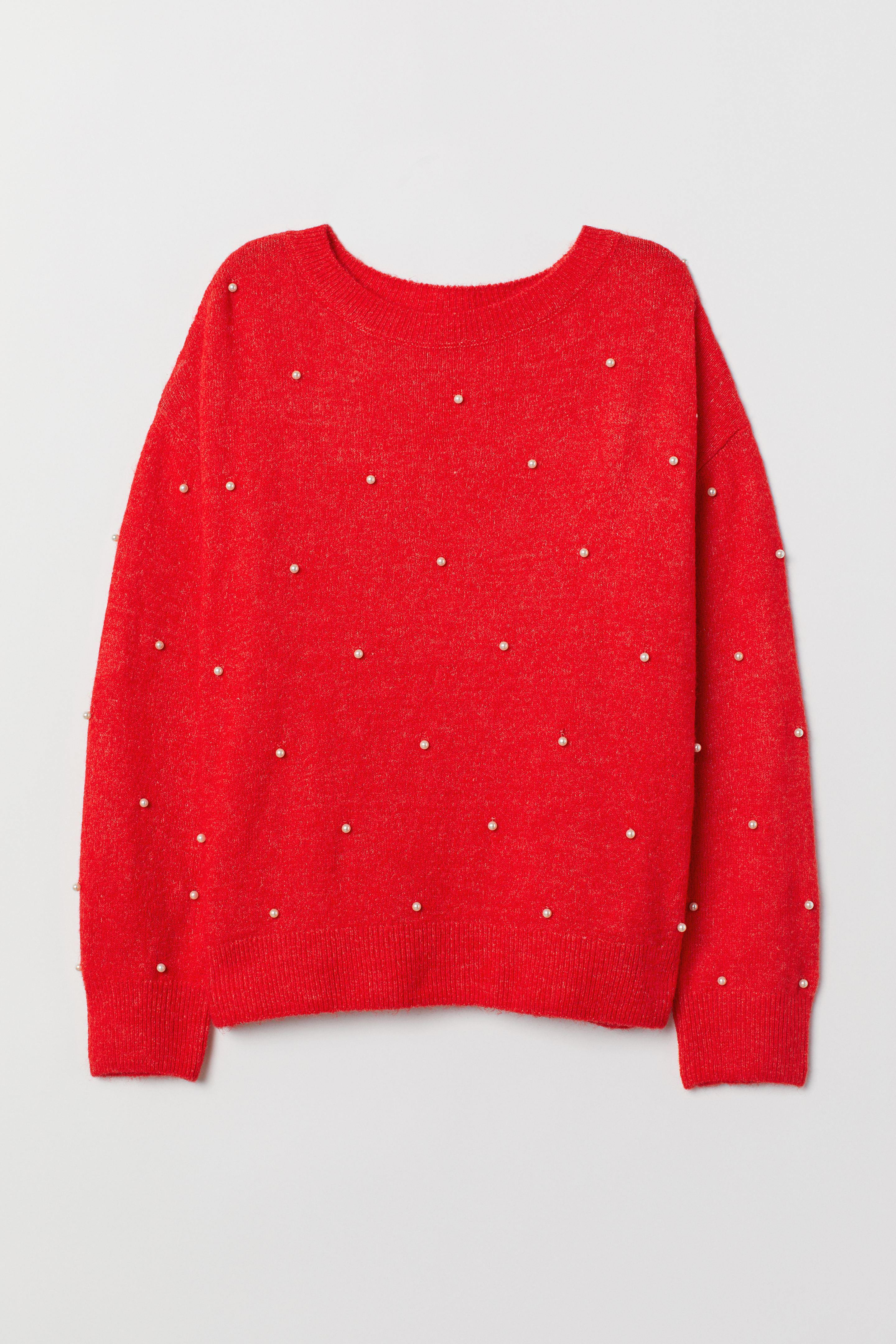 Джемпер H&M XS Красный (6765738)