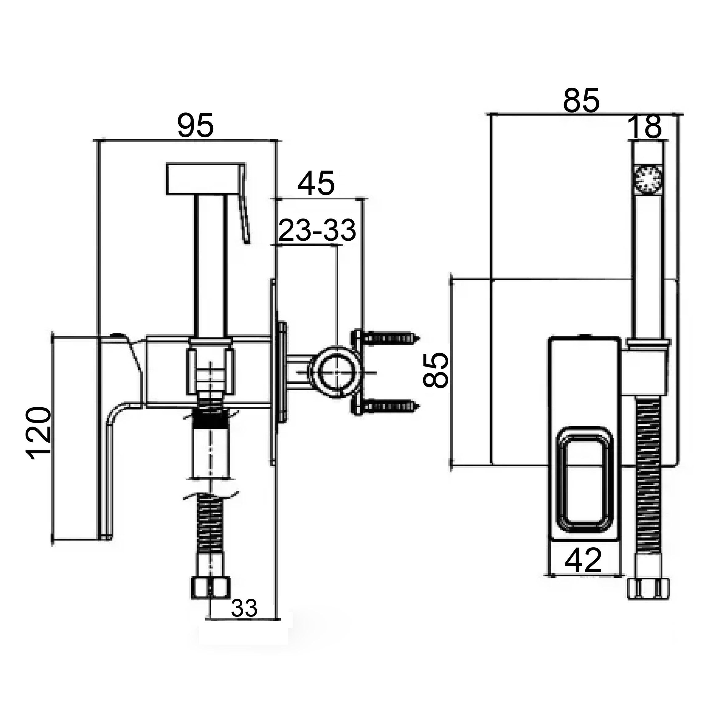 Змішувач гігієнічний Globus Lux PIANO GLPN-0-106MIX (000029337) - фото 7 Змішувач гігієнічний Globus Lux PIANO GLPN-0-106MIX (000029337) - фото 7