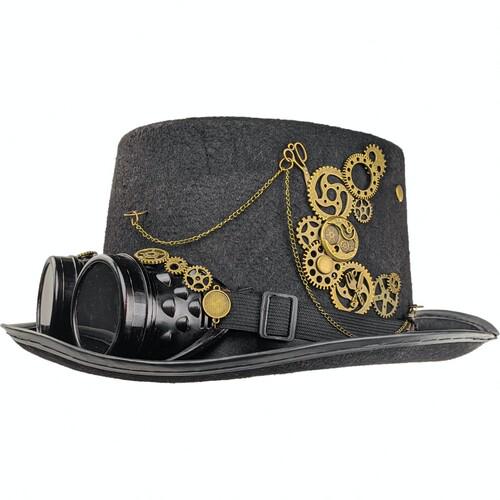 Шляпа Стимпанк SETA Decor (17-901BLK) Шляпа Стимпанк SETA Decor (17-901BLK)