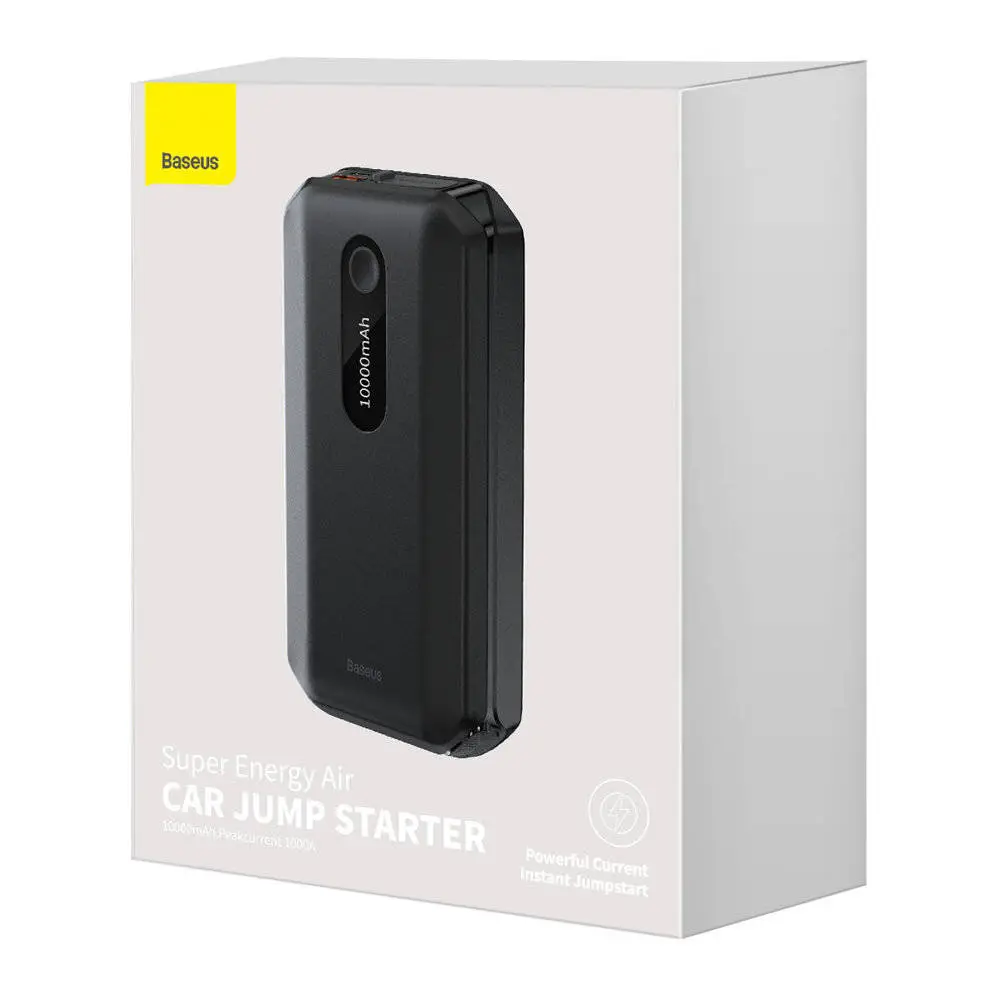 Пристрій пусковий Baseus Super Energy Air Car Jump Starter 10000 mAh 37 Wh (CGNL020101) - фото 8