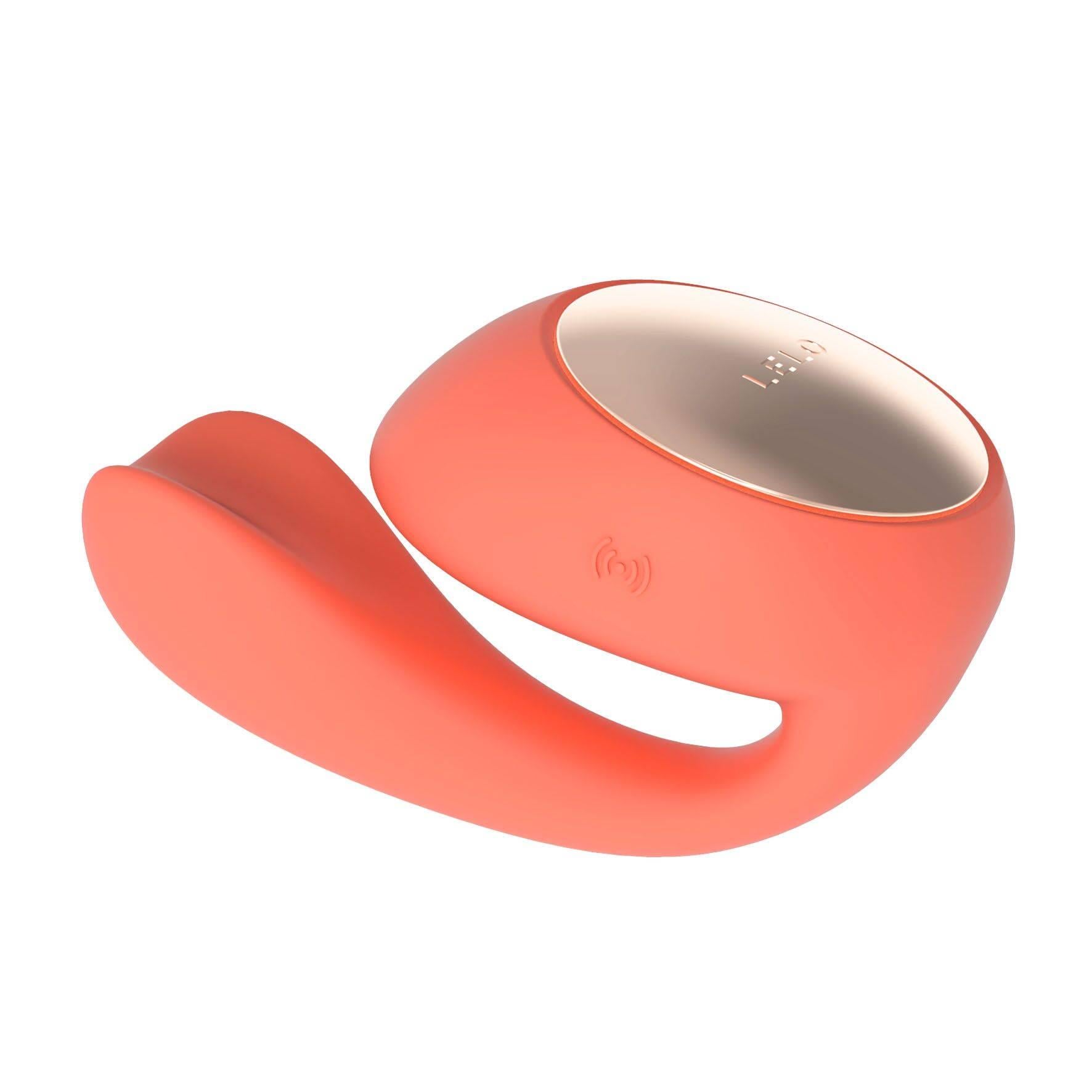 Смарт-вибратор Lelo Ida Wave WaveMotion Coral Red вагинально-клиторальный 2 мотора (38023367)